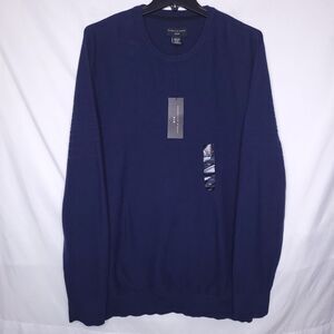 Shaquille O'Neal Sweater Mens 3XL Navy Crewneck NWT